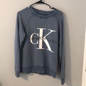 calvin klein logo sweater